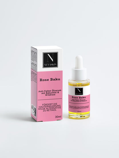 Rose Baku - Luxuriöses Anti-Falten Ölserum mit Bakuchiol & Wildrose